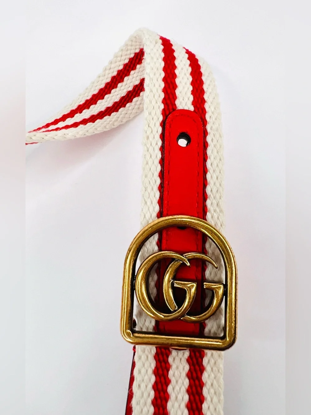 Gucci Double G Hirat Nautical Boating Braided Cotton Logo Belt 90 cm / 36 in - Picture 4 of 7